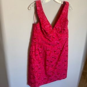 Trina Turk vintage jacquard dress